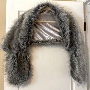 Faux Fur Fashion Shawl